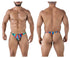 Xtremen 91247 Printed Thongs Color Waves